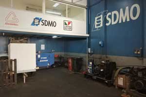 Notre atelier Groupes électrogènes SDMO